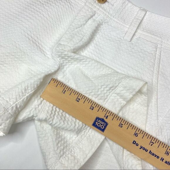 Lilly Pulitzer Callahan Jaquard 5” Shorts White Size 2 - Picture 13 of 13